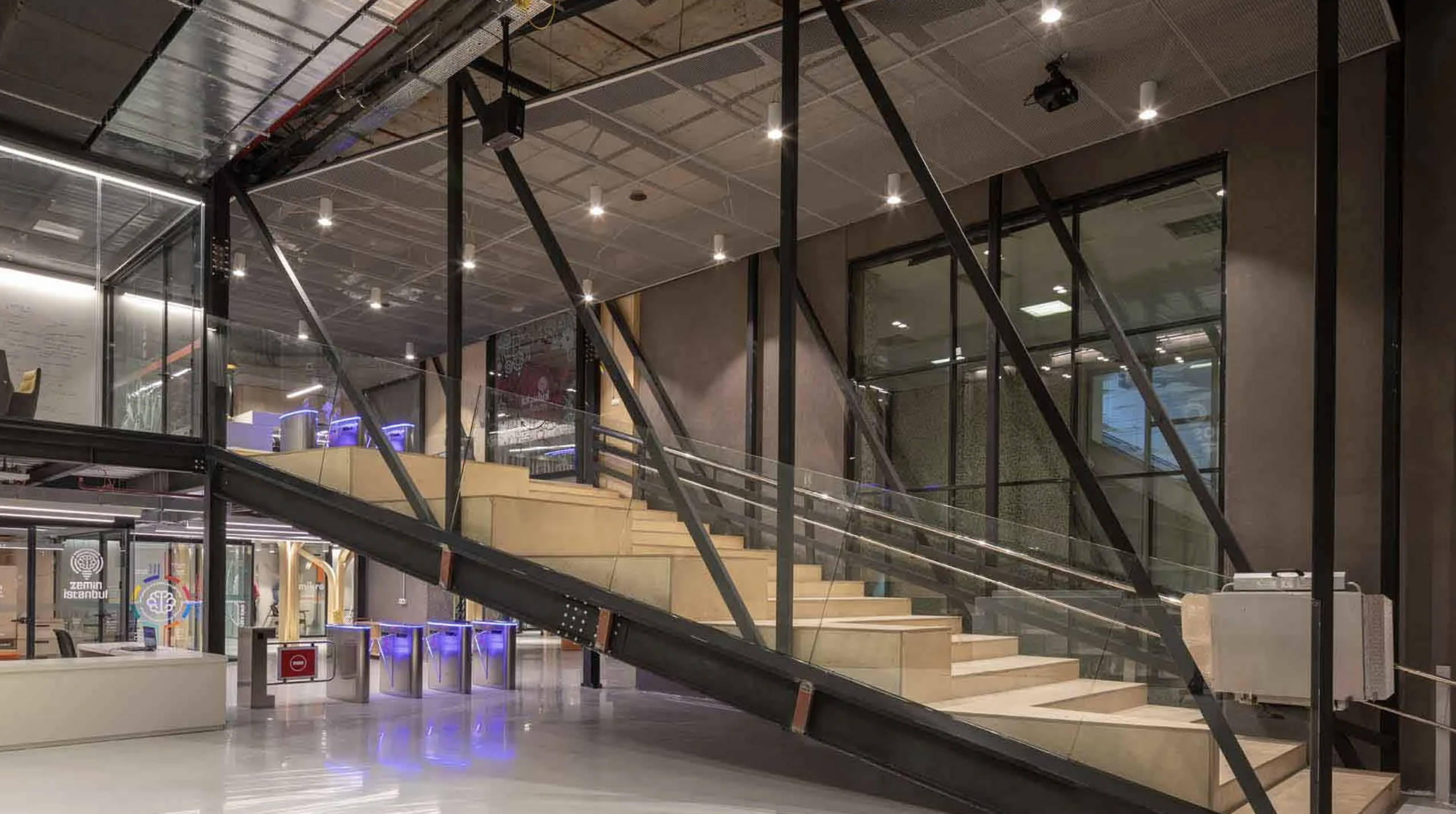 Zemin İstanbul interior staircase